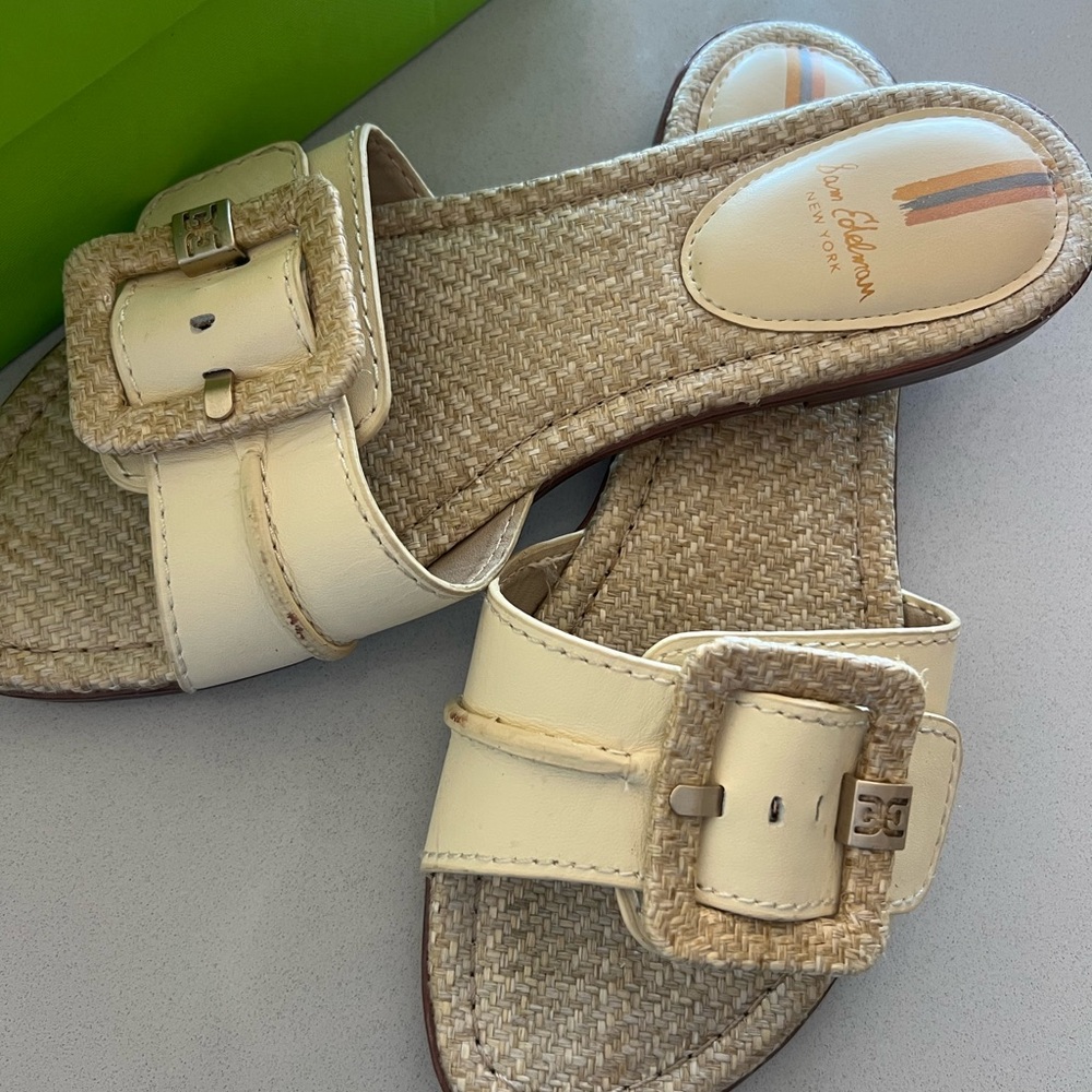 Sam Edelman Tan Buckle Sandals - Picture 4 of 7